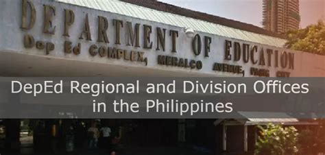 main office of deped|List of DepEd Regional and Division Offices in the Philippines.